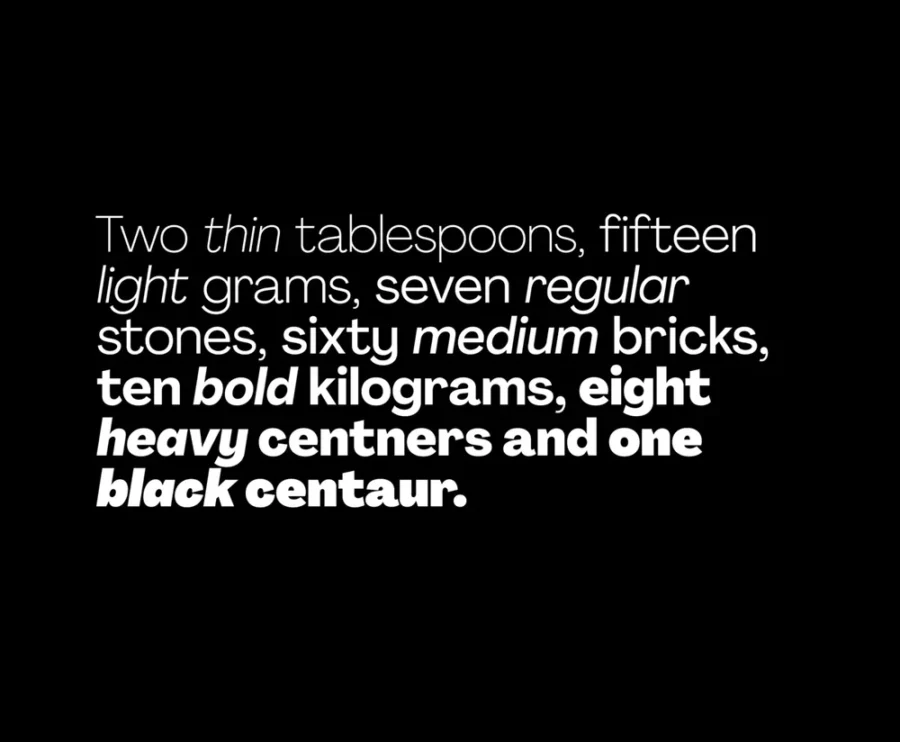 Agrandir font lettertype voorbeeld