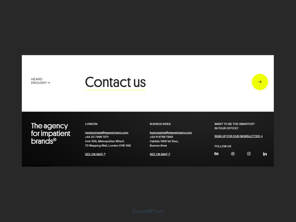 Footer Ontwerp Website Voorbeeld 08 Cursus WordPress