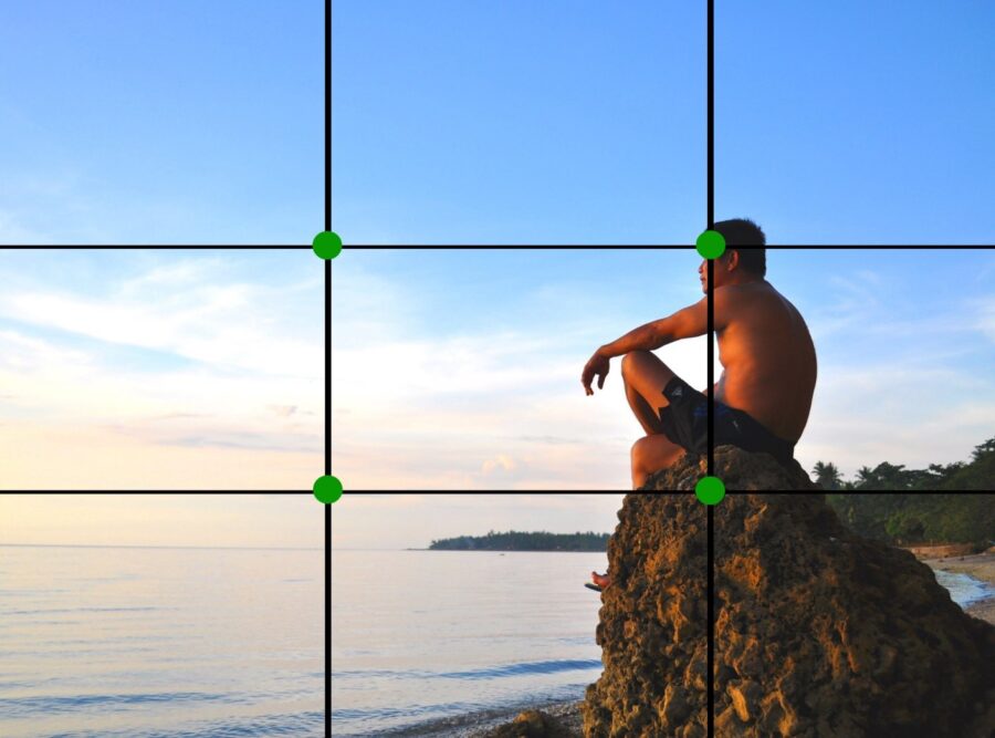 rule of thirds voorbeeld compositie foto afbeelding focus punten
