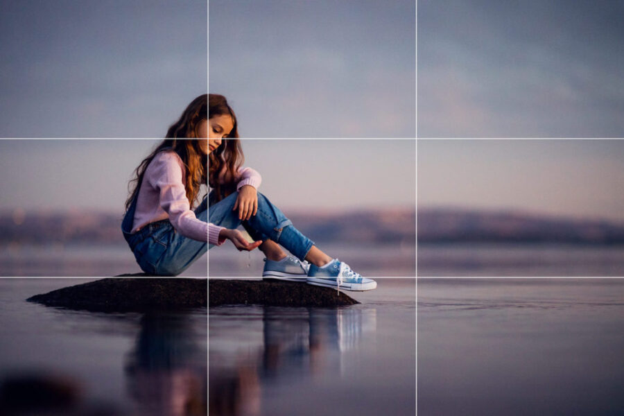 rule of thirds voorbeeld uitsnede compositie foto afbeelding maken