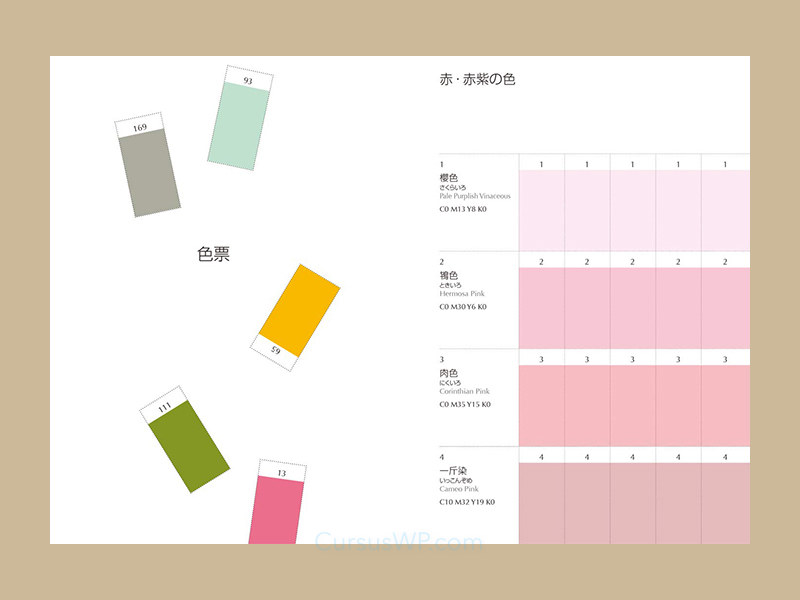 sanzo wada japans kleurensysteem kleurencombinaties dictionary of color combinations kleurstaal kleurstrip